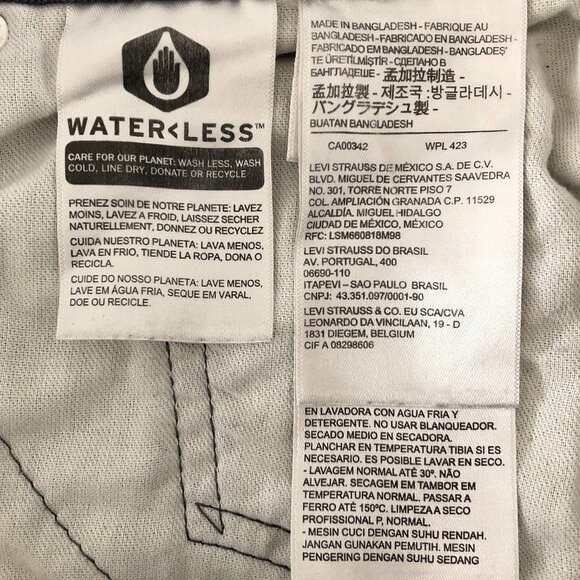 Levi's 541 Red Tab Athletic Fit Stretch 5 Pocket Denim Jeans Grey Size 30W x 32L - Picture 9 of 11